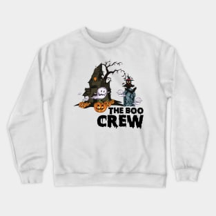 The Boo Crew tee design birthday gift graphic Crewneck Sweatshirt